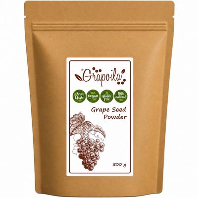 Grape Seed Powder 500g - Healthy Superfood - Natural Source of Resveratrol
