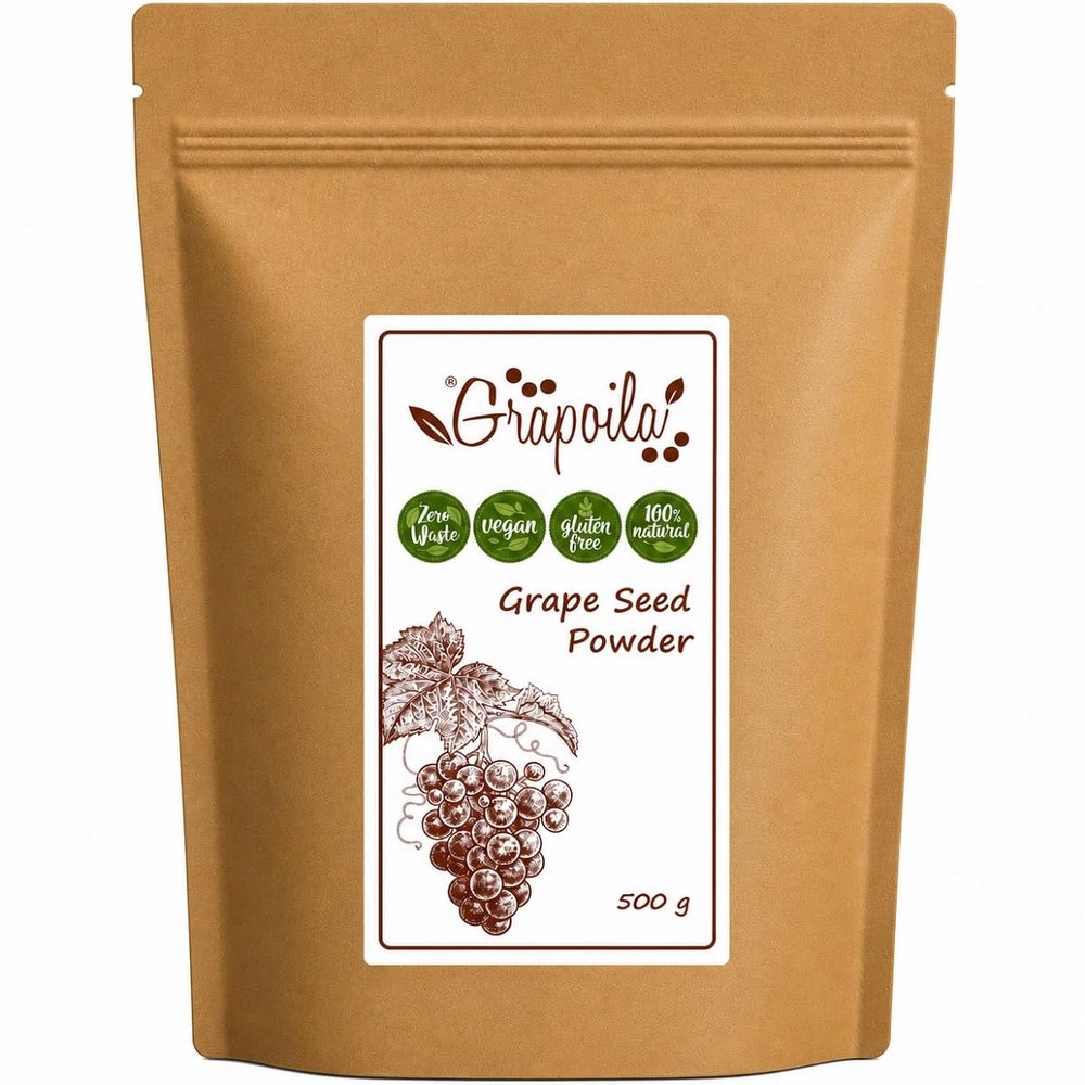 Grape Seed Powder 500g - Healthy Superfood - Natural Source of Resveratrol