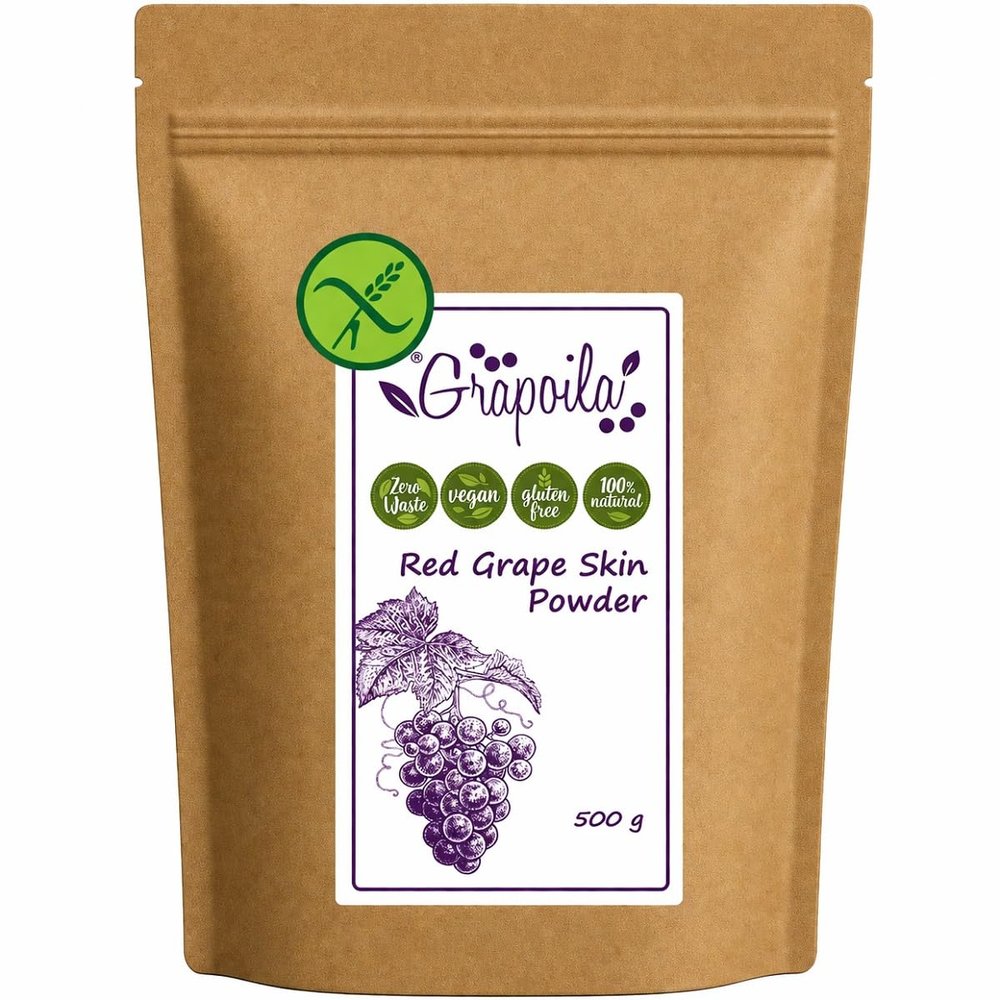 Grape Skin Powder 500g - Healthy Superfood - Natural Source of Resveratrol