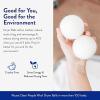The Clean People 100% New Zealand Wool Dryer Balls - 3 Pack - for Laundry, Fabric Softening, Anti Static, No Lint, Odorless and Reusable view 2