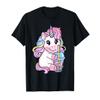 Kawaii Bubble Tea Unicorn Boba Tea for Milk Tea Lovers T-Shirt view 1
