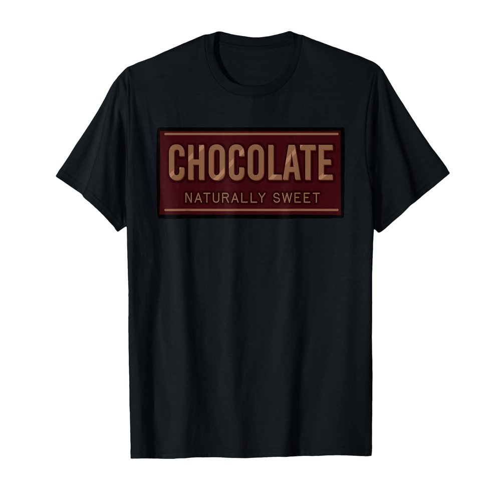 Chocolate Naturally Sweet chocolate dessert cocoa T-Shirt
