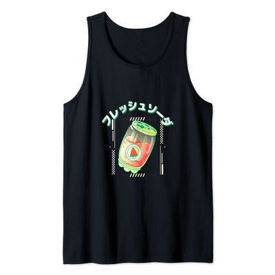 Watermelon Drink: Japanese Soda Tank Top
