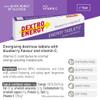 Dextro Energy Blueberry Tablets Fast Acting Carbohydrates For A Quick Burst Of Glucose With Vitamin C For Reduction Of Tiredness And Fatigue Vegan 47g (Pack of 24) view 4