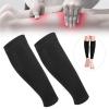 Calf Compression Stockings for Women & Men,Varicose Veins Pressure Stockings Relieve Swelling Compression Socks Knee High Length, Open Toe,Black (Medium) view 3