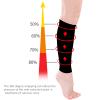 Calf Compression Stockings for Women & Men,Varicose Veins Pressure Stockings Relieve Swelling Compression Socks Knee High Length, Open Toe,Black (Medium) view 4