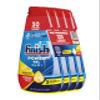 Finish Powergel Liquid Dishwasher Detergent, Multiaction, Degreasing Powers, Lemon Scrubber Gel, 120 Washes, 4 Packs of 30 Washes view 1
