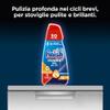 Finish Powergel Liquid Dishwasher Detergent, Multiaction, Anti-Smell, 210 Washes, 7 Packs of 30 Washes view 2