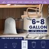 Plasticplace 8 Gallon Trash Bags  0.7 Mil  Lavender and Soft Vanilla Scented Garbage Can Liners  22" x 22" (200 Count), White view 3