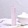 1PC Natural Crystal Column Quartz Rock Mineral Specimen Crystal Point Quartz Rainbow Wand Home DecorEnergy Stone-Pink_50-60mm view 1