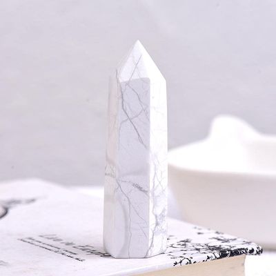 1PC Natural Crystal Column Quartz Rock Mineral Specimen Crystal Point Quartz Rainbow Wand Home DecorEnergy Stone-Lime_70-80mm