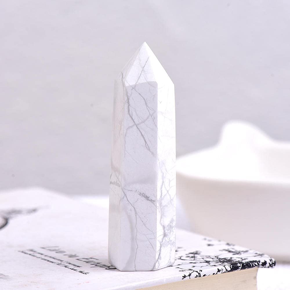 1PC Natural Crystal Column Quartz Rock Mineral Specimen Crystal Point Quartz Rainbow Wand Home DecorEnergy Stone-Lime_70-80mm