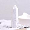 1PC Natural Crystal Column Quartz Rock Mineral Specimen Crystal Point Quartz Rainbow Wand Home DecorEnergy Stone-Lime_70-80mm view 1