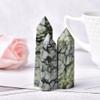 1PC Natural Crystal Point Tree Grain Stone Obelisk Tower Quartz Wand Ornament for Home Decor Energy Stone Pyramid-Tree Grain Stone_50-60mm view 4