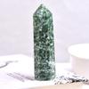 1PC Natural Crystal Column Quartz Rock Mineral Specimen Crystal Point Quartz Rainbow Wand Home DecorEnergy Stone-Qing Hai Cui Jade_60-70mm view 1