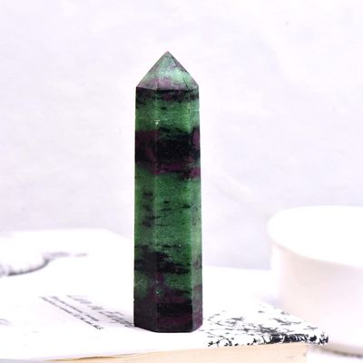 1PC Natural Crystal Column Quartz Rock Mineral Specimen Crystal Point Quartz Rainbow Wand Home DecorEnergy Stone-morganite_60-70mm