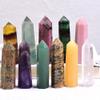 1PC Natural Crystal Column Quartz Rock Mineral Specimen Crystal Point Quartz Rainbow Wand Home DecorEnergy Stone-morganite_60-70mm view 2