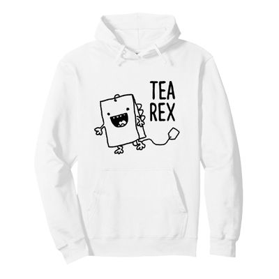 Cute Tea Rex Dinosaur Tea Bag Pullover Hoodie