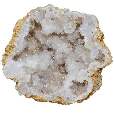 1Pc Natural Quartz Druzy Geode Cluster Specimen Gem Stone Sculpture Meditation Healing Crysta-Small