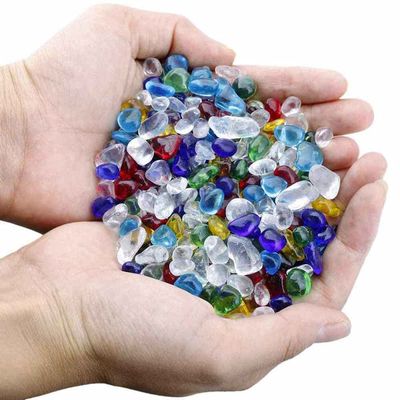 1lb (460g) Natural Crystal Quartz Gem Stone Tumbled Crushed Stone Undrilled Chips Stone-Lampwork Glass