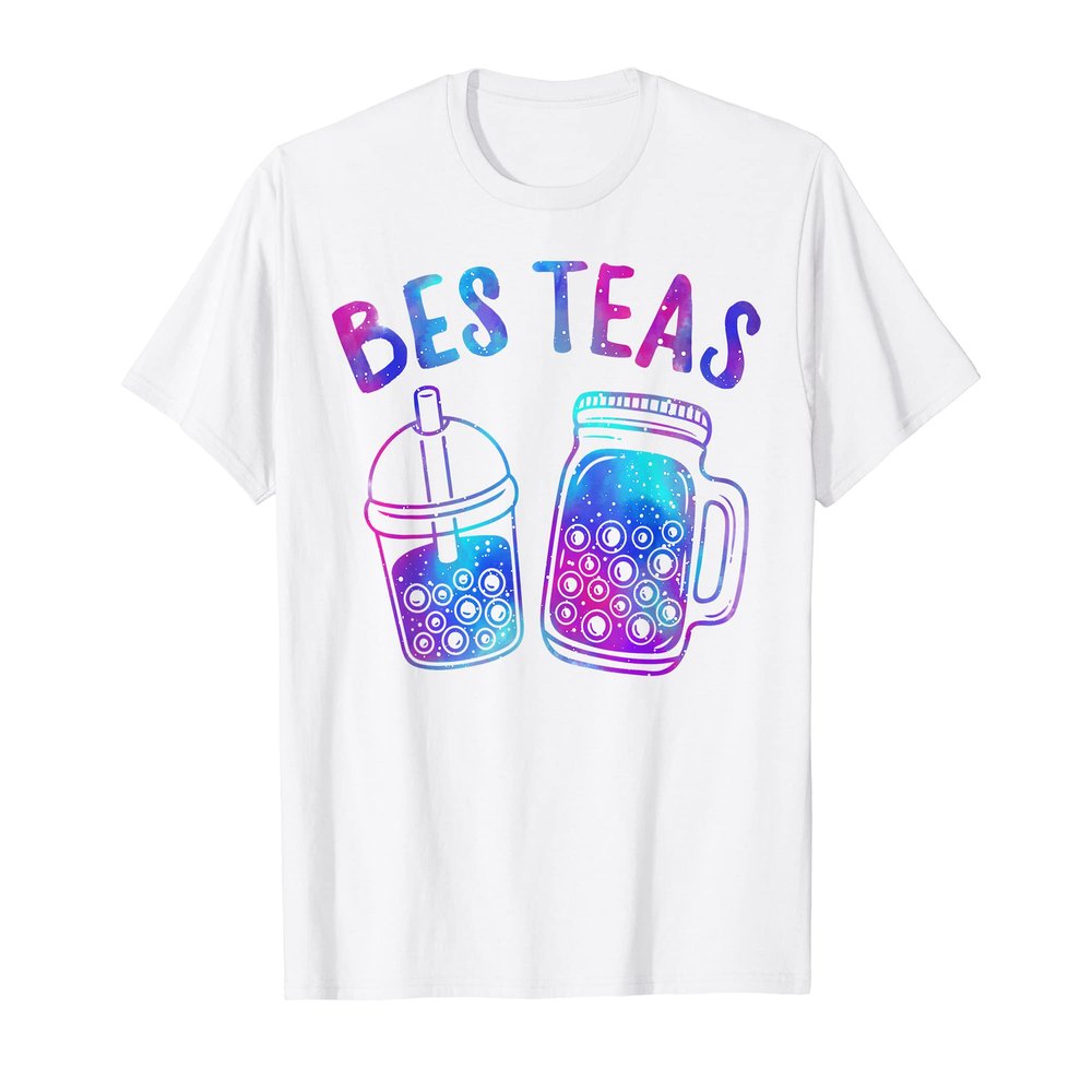 Bes Teas Cute Boba Tea Besties Bubble Milk Tea Best Friends T-Shirt