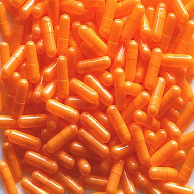 DR T & T 10000 Size 0 vege HPMC Orange Capsules Suit for Halal Vegan EU Product