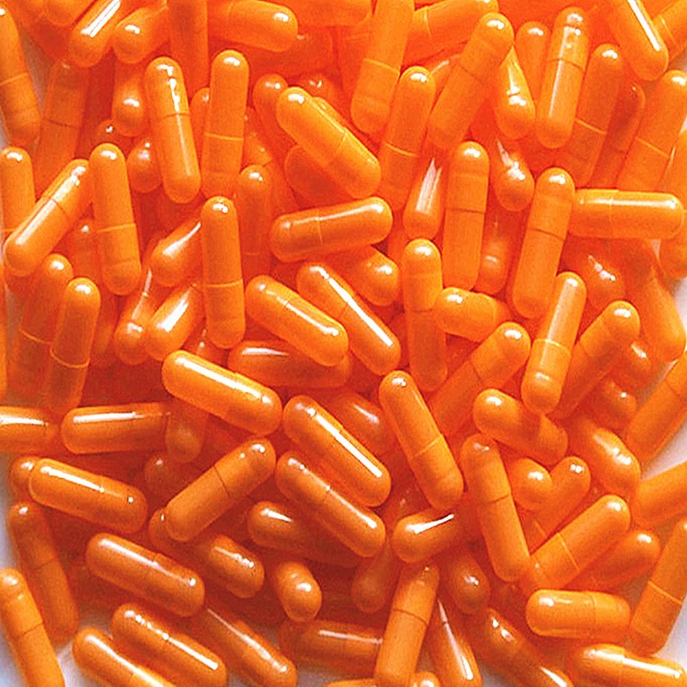 DR T & T 10000 Size 0 vege HPMC Orange Capsules Suit for Halal Vegan EU Product