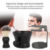 Shaving Brush Set Brush Stand Men Travel ABS + Nylon Home Black view 3