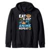 Otaku Ramen Noodles Kawaii Japanese Manga Kawaii Anime Zip Hoodie view 1