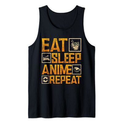 Japanese Manga Otaku Ramen Noodles Kawaii Foodie Anime Tank Top