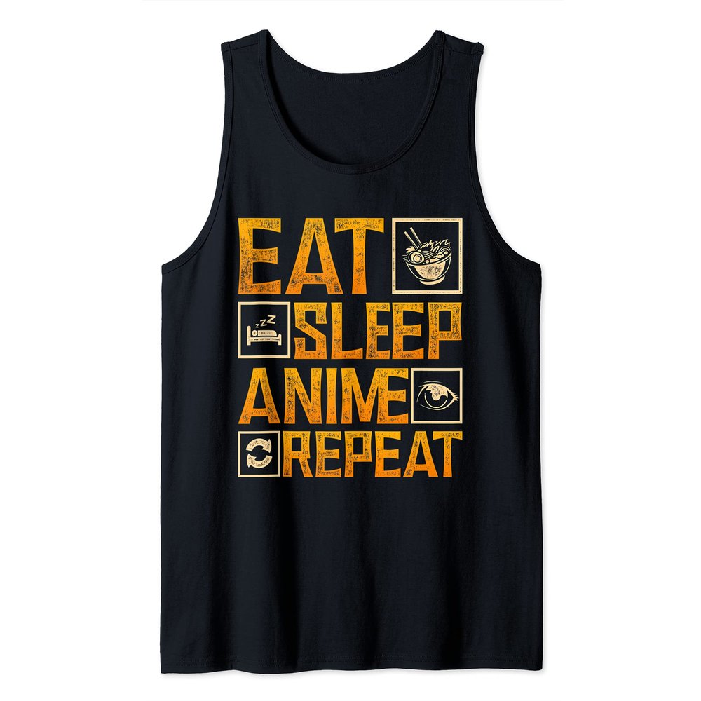 Japanese Manga Otaku Ramen Noodles Kawaii Foodie Anime Tank Top