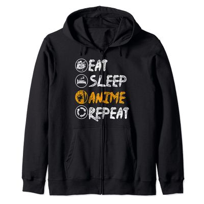 Japanese Kawaii Ramen Noodles Lover Otaku Manga Anime Zip Hoodie