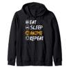 Japanese Kawaii Ramen Noodles Lover Otaku Manga Anime Zip Hoodie view 1