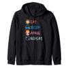 Japanese Manga Kawaii Ramen Noodles Otaku Anime Zip Hoodie view 1