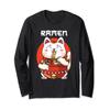 Ramen Maneki Neko Noodle Soup Long Sleeve T-Shirt view 1