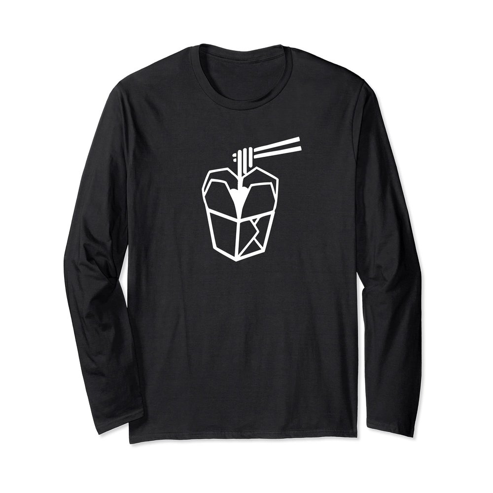 Asian Fast Food Ramen Noodles Long Sleeve T-Shirt