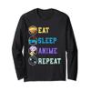 Kawaii Manga Japanese Food Ramen Noodles Otaku Anime Long Sleeve T-Shirt view 1