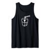 Asian Fast Food Ramen Noodles Tank Top view 1
