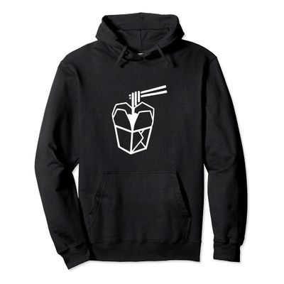 Asian Fast Food Ramen Noodles Pullover Hoodie