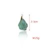 1 PCS 2.5-3cm Natural Blue Fluorite Quartz Crystal Pendant Necklace Stone Gemstone Home Decoration Accessoreies-Blue or Green Random view 3