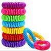ALCIONO Pack of 10 100% Natural and Waterproof Wrist Bands for Children and Adults, Individually Wrapped Reusable Travel Protection Outdoor/Indoor - (5.5 cm) view 1