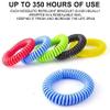 ALCIONO Pack of 10 100% Natural and Waterproof Wrist Bands for Children and Adults, Individually Wrapped Reusable Travel Protection Outdoor/Indoor - (5.5 cm) view 2