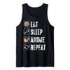 Otaku Japanese Manga Kawaii Ramen Noodles Foodie Anime Tank Top view 1
