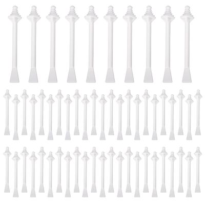 Parieo 20 PCS Nose Wax Sticks Applicators Dual-End Wax Applicator Sticks Facial Wax Spatulas for Nose Eyebrow Facial Hair Cleaning (20)