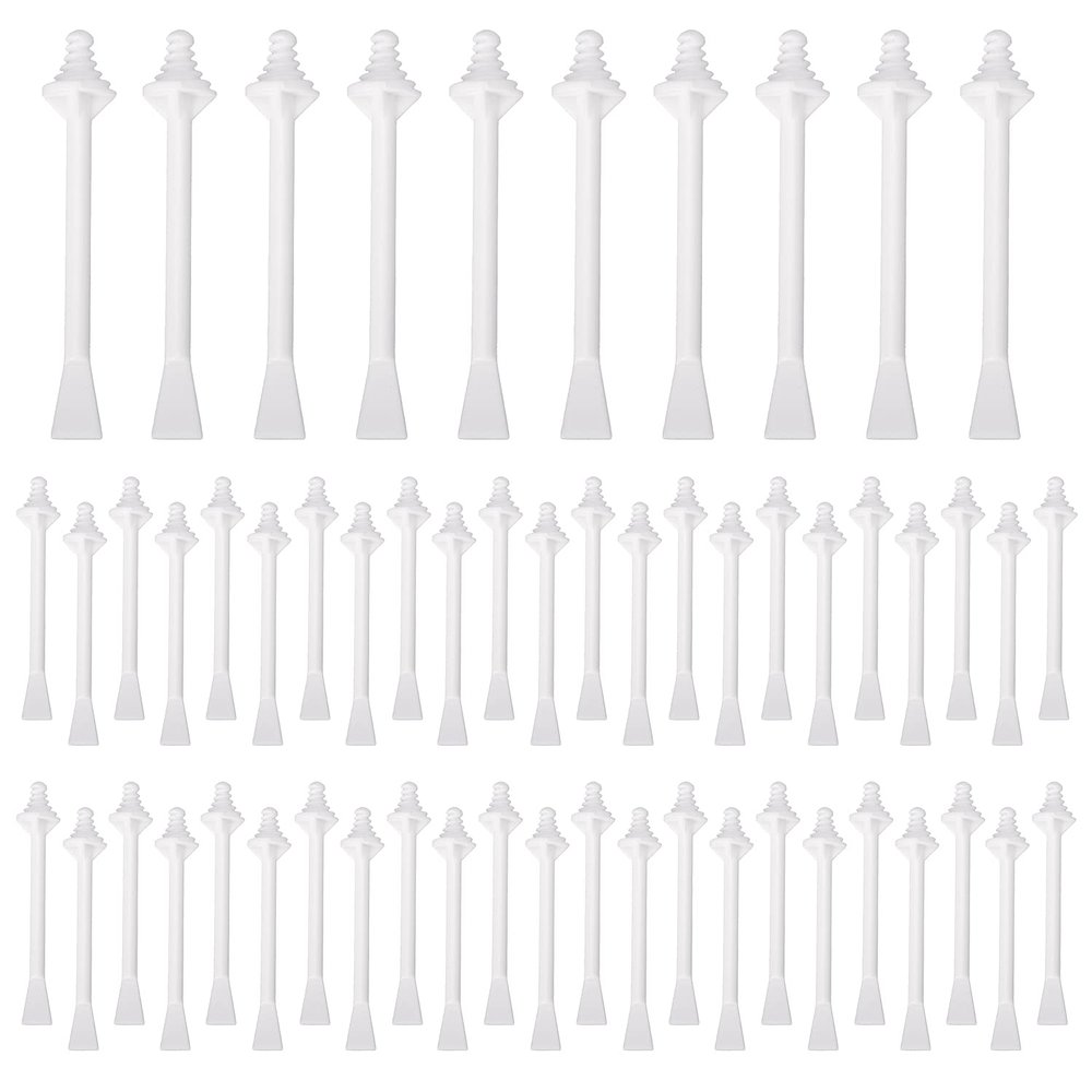 Parieo 20 PCS Nose Wax Sticks Applicators Dual-End Wax Applicator Sticks Facial Wax Spatulas for Nose Eyebrow Facial Hair Cleaning (20)