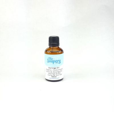 Moringa Oil Organic 50ml - Cold Pressed, Raw, Pure, Unrefined