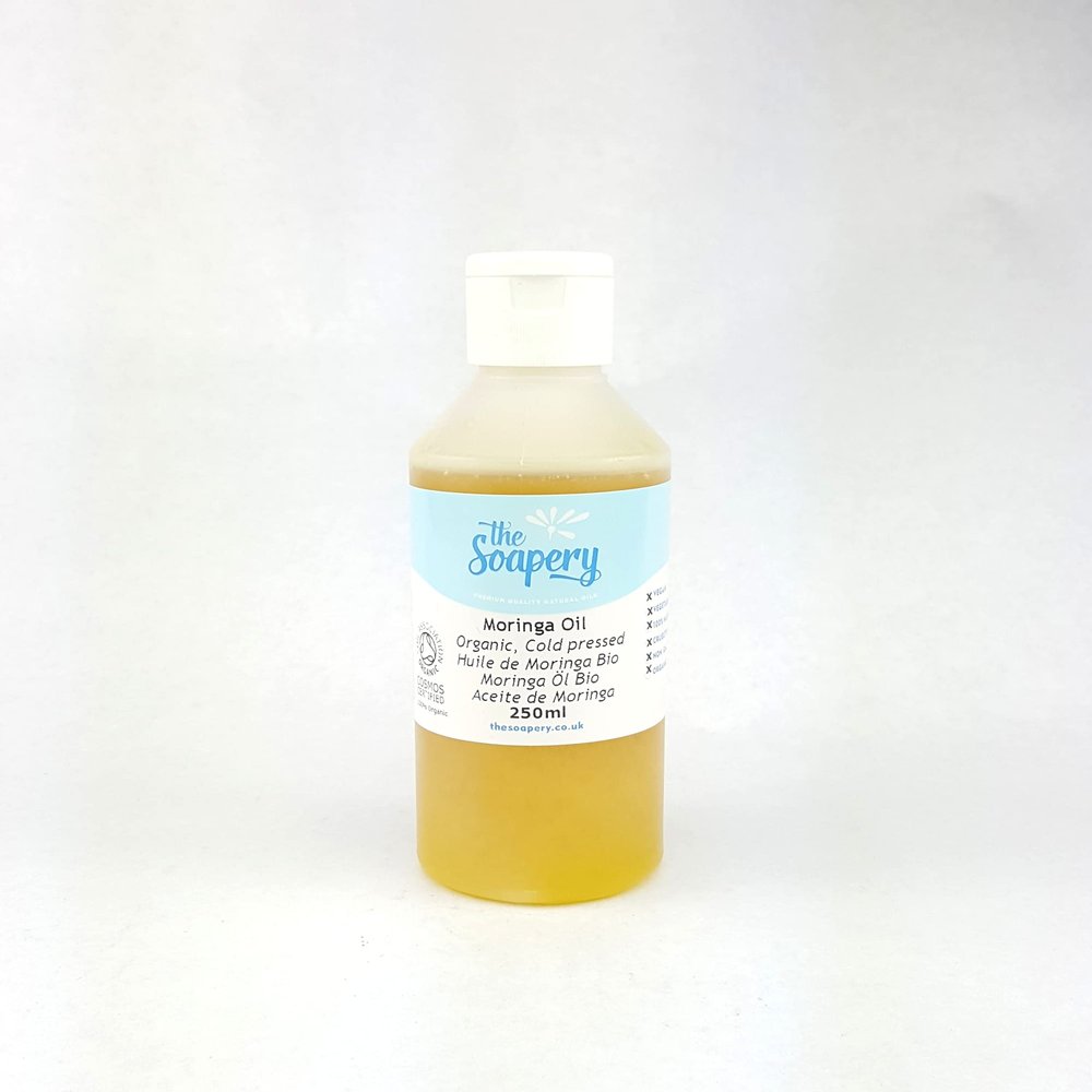Moringa Oil Organic 250ml - Cold Pressed, Raw, Pure, Unrefined