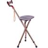 Walking Stick, Walking Cane with Folding Seat - Tripod Folding Walking Stick Seat, Disability Aid Folding Seat Cane (Walking Stick & Chair Seat) for The Elderly, People with Reduced Mobility view 1