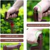 Walking Stick, Walking Cane with Folding Seat - Tripod Folding Walking Stick Seat, Disability Aid Folding Seat Cane (Walking Stick & Chair Seat) for The Elderly, People with Reduced Mobility view 2