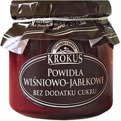 Cherry-Apple jam Without Sugar 310g Krokus
